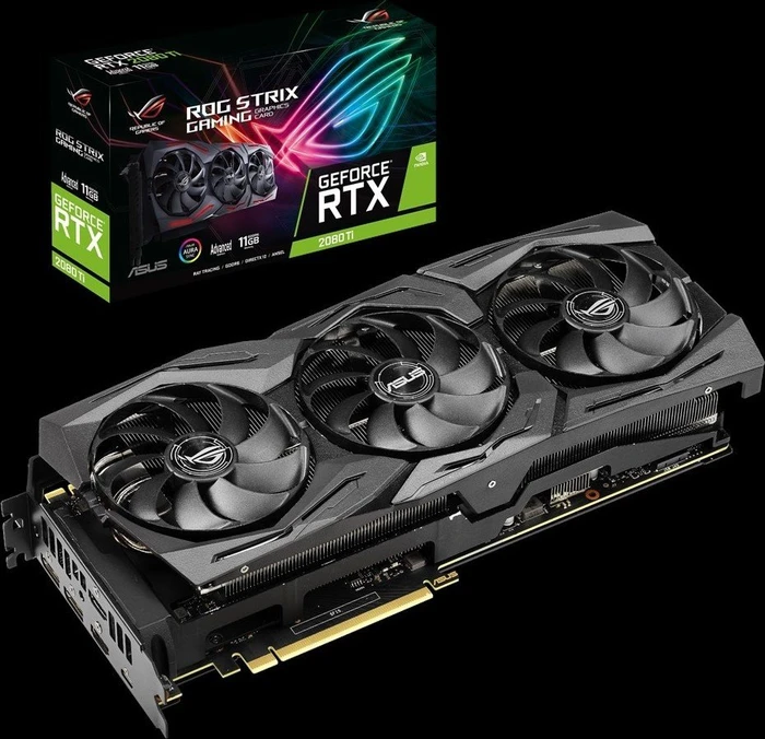 ASUS ROG Strix GeForce RTX 2080 Ti Advanced, ROG-STRIX-RTX2080TI-A11G-GAMING, 11GB GDDR6, 2x HDMI, USB-C, 2x DP