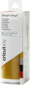 Cricut Joy Smart Vinylfolie ablösbar mehrfarbig, 13.9x30.4cm, 5 Stück