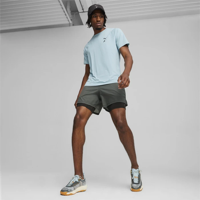 Puma Voyage NITRO 3 mineral gray/turquoise surf/ginger tea (Herren)