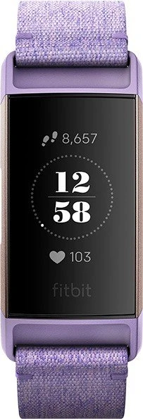 Fitbit Charge 3 Special Edition Aktivitäts-Tracker lavendel/aluminium/rosegold