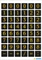 Herma Zahlenetiketten 0-9, 13x13mm, gold/schwarz, 2 Blatt (96 Etiketten) Vorschaubild