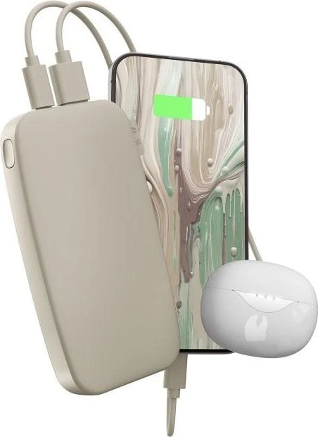 Fresh 'n Rebel Powerbank USB-C 12000mAh (2023) silky sand