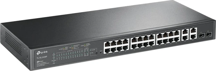 TP-Link Omada JetStream Rackmount Smart Switch, 26x RJ-45, 2x RJ-45/SFP, 250W PoE+