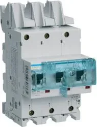 Hager SLS-Schalter 3 polig E-Charakteristik 80A für Sammelschiene QuickConnect
