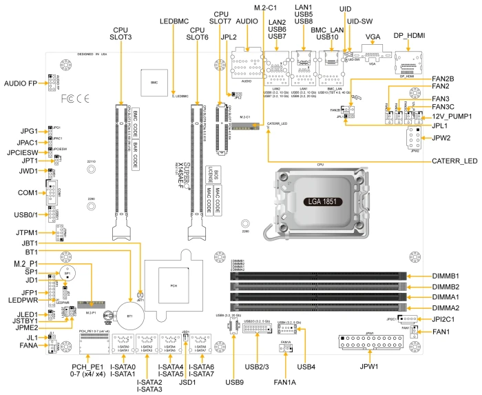 Supermicro X14SAE-F, bulk (Intel 1851)