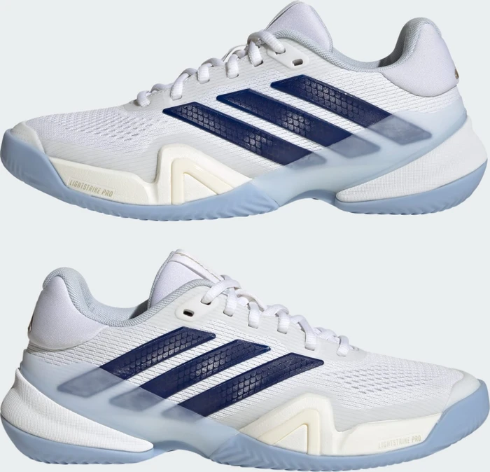 adidas Barricade 14 Clay cloud white/cyber metallic/dark blue (Damen)