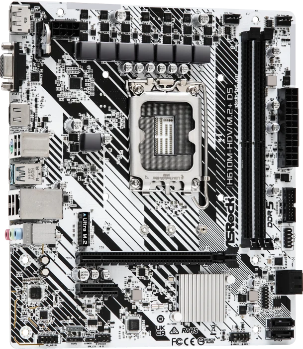 ASRock H610M-HDV/M.2+ D5 (Intel 1700)
