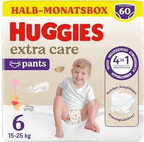 Huggies Extra Care Gr.6 Einwegwindel, 15-25kg, 60 Stück (2x 30 Stück)