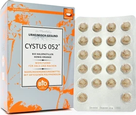 Cystus 052 Bio Halspastillen Honig-Orange, 132 Stück