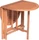 Merxx Eukalyptus Klapptisch oval, 120x60cm (25256-011)