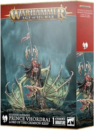 Games Workshop Warhammer Age of Sigmar - Soulblight Gravelords - Prince Vhordrai, Lord of the Crimson Keep