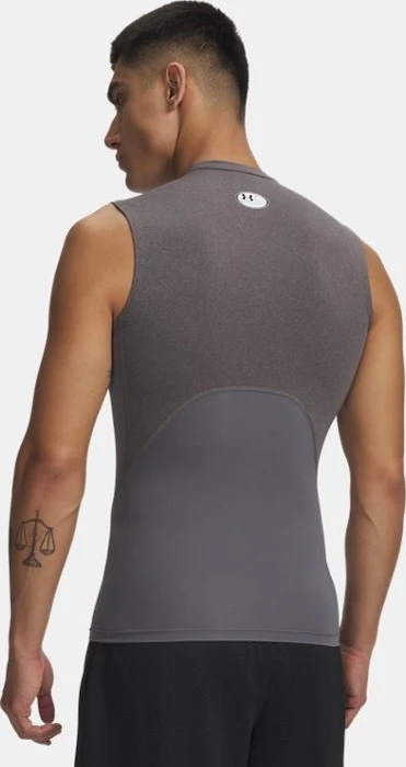 Under Armour HeatGear Armour Funktionsshirt ärmellos heather/black (Herren)