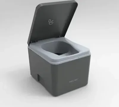 Trelino Evo S tragbare Toilette ohne Füllstandsanzeige Campingtoilette anthrazit
