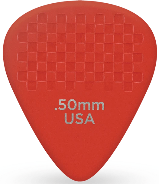 D'Addario Duralin Duragrip Pick, Super Light Gauge (.50mm), 10-Pack