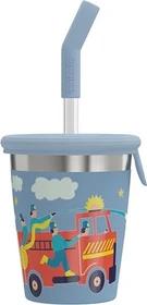 Sigg Kids Straw Isolierbecher 350ml pompiers
