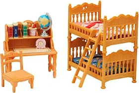 Epoch Sylvanian Families - Möbel-Sets - Landhaus Kinderzimmer mit Stockbett