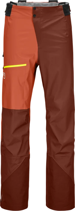 Ortovox 3L Ortler Hose lang clay orange (Herren)