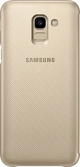 Samsung Wallet Cover für Galaxy J6 (2018) gold