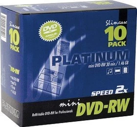 BestMedia Platinum DVD-RW 1.4GB, 2x, 10er Slimcase