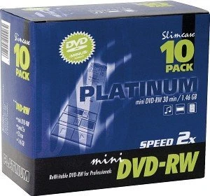 BestMedia Platinum DVD-RW 1.4GB, 2x, 10er Slimcase