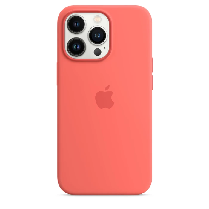 Apple Silikon Case mit MagSafe für iPhone 13 Pro pink pomelo