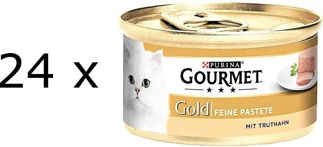 Purina Gourmet Gold Pastete mit Truthahn, 2.04kg (24x 85g)