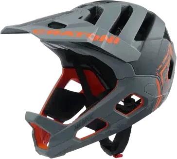 Cratoni Madroc Fullface-Helm anthracite/orange matt