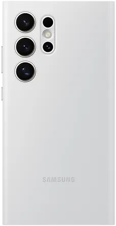 Samsung Smart View Wallet Case für Galaxy S24 Ultra weiß