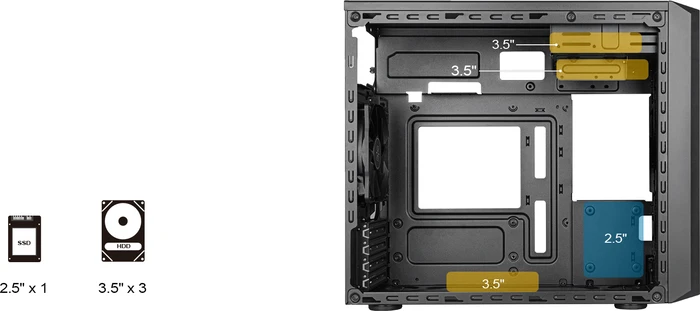 SilverStone Fara 311, schwarz