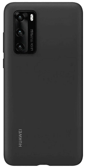 Huawei Silicone Case für P40 schwarz