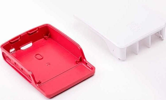 Raspberry Pi Raspberry Pi offizielles Gehäuse für Raspberry Pi 4, rot/weiß