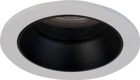 Brumberg Altero-R LED-Einbauleuchte 3000K rund weiß/schwarz