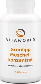 vitaworld Grünlippmuschelkonzentrat Kapseln, 150 Stück