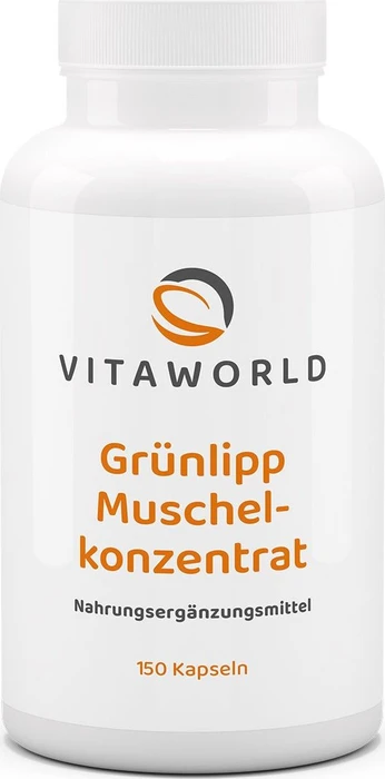 vitaworld Grünlippmuschelkonzentrat Kapseln, 150 Stück
