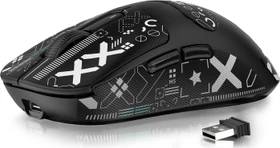 Attack Shark X3 Wireless Gaming Mouse schwarz, inkl. Grip Tape, USB/Bluetooth
