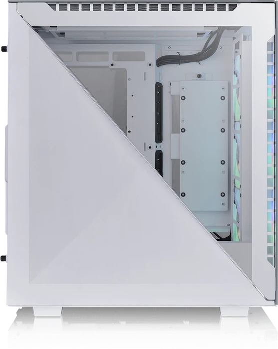 Thermaltake Divider 500 TG ARGB Snow Edition, weiß, Glasfenster