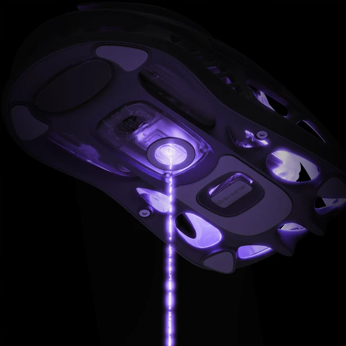GravaStar Mercury M1 Pro Wireless Gaming Mouse, Special Edition Lavender Purple, USB/Bluetooth