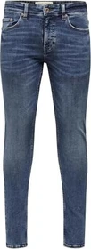 ONLY & SONS Skinny Low Warp Jeans medium blue denim (Herren)