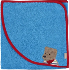 Sterntaler Badetuch Ben 80x80cm azurblau