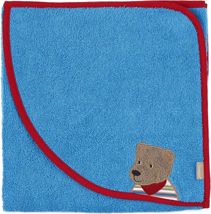 Sterntaler Badetuch Ben 80x80cm azurblau