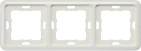Siemens DELTA profil Rahmen 222x80mm 3-Fach, titanweiß