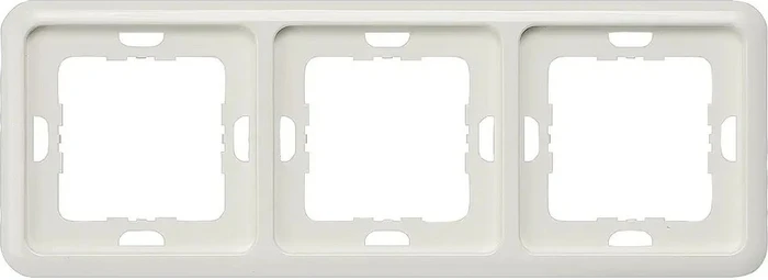 Siemens DELTA profil Rahmen 222x80mm 3-Fach, titanweiß