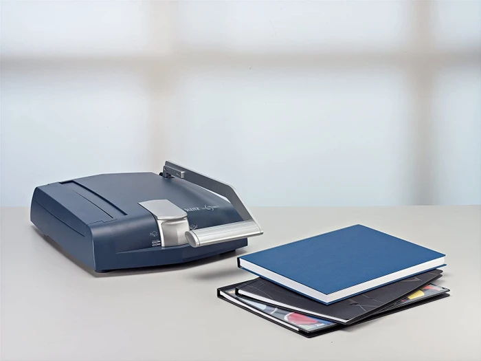 Leitz impressBIND 140 silber/blau