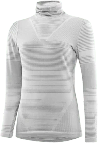 Löffler Rollneck Transtex Retr'x Kompressionsshirt langarm grey melange (Damen)