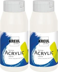 Kreul Solo Goya Triton Acrylic Acrylfarbe, mischweiß, 750ml