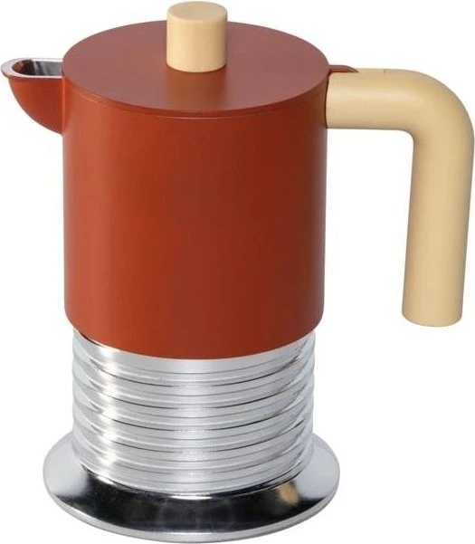 Alessi Vite 3 Tassen Espressokanne braun (PM01/3 BR)
