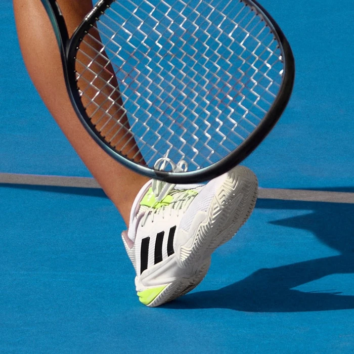 adidas Barricade 13 cloud white/core black/crystal jade (Damen)