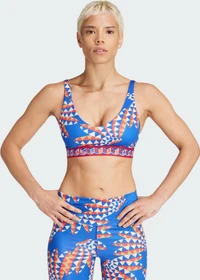 adidas x FARM Rio Medium-Support Sport-BH bold blue/bliss orange (Damen)