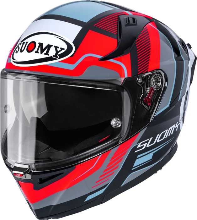 Suomy Speedstar 2 Parallax schwarz/rot/grau/weiß