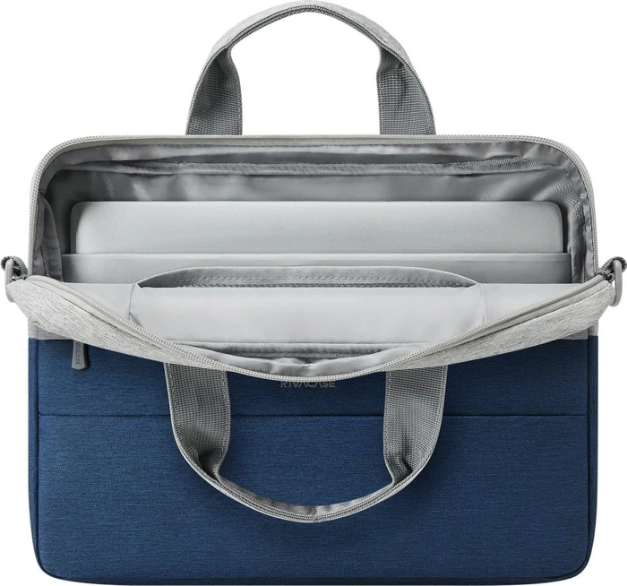 RivaCase 7522 anti-theft Laptop Bag 14", grau/dunkelblau